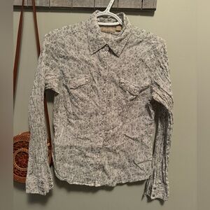 Cowgirl Up pearl snap shirt size small